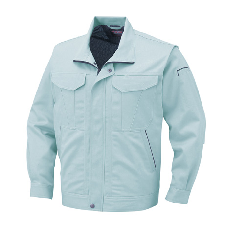 抗菌防臭・防縮ブルゾン【A1740-COC】 9.パウダーグリーン