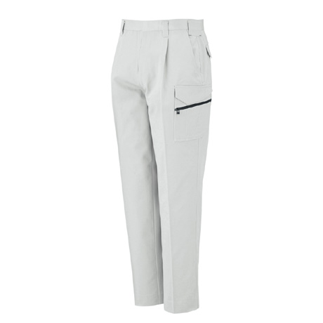 抗菌防臭・防縮ワンタックフィッシング【A1745-COC】 3.プラチナシルバー