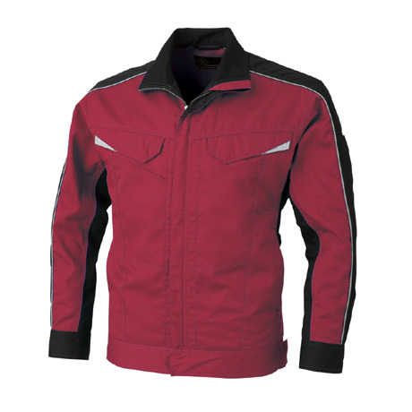 消臭・ストレッチ長袖ブルゾン【A2071-COC】 18.ワイン