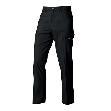 消臭・ストレッチノータックカーゴパンツ【A2075-COC】 13.ブラック