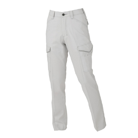 消臭ストレッチレディースカーゴパンツ【A2176-COC】 3.シルバー