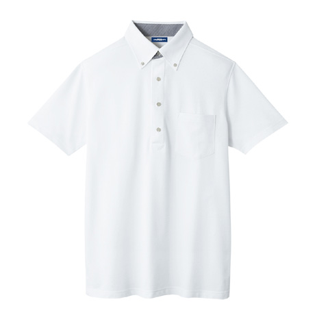 マルチ7ビズ半袖ポロシャツ【A277-COC】 0.ホワイト