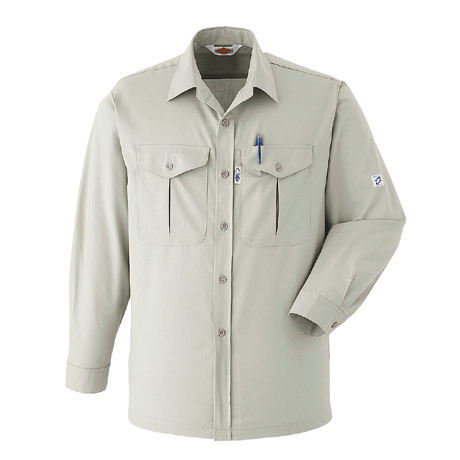 長袖シャツ【A29-ASC】 3.トープベージュ