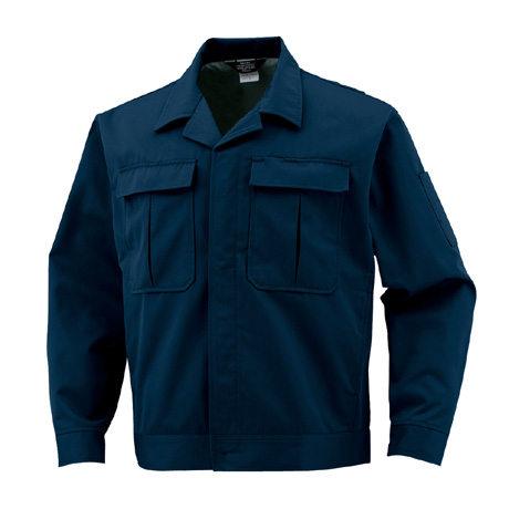 エコ5IVEスター開襟ブルゾン【A3350-COC】 1.ネイビー