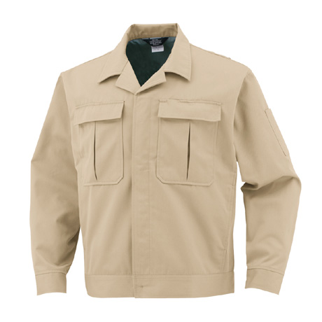 エコ5IVEスター開襟ブルゾン【A3350-COC】 2.ベージュ