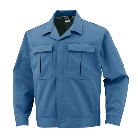 エコ5IVEスター開襟ブルゾン【A3350-COC】 6.ブルー