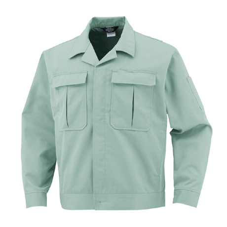 エコ5IVEスター開襟ブルゾン【A3350-COC】 9.グリーン