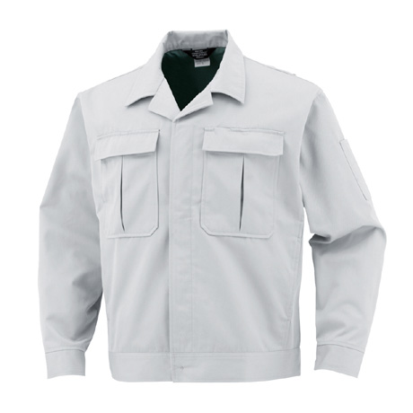 エコ5IVEスター開襟ブルゾン【A3350-COC】 33.シルバー