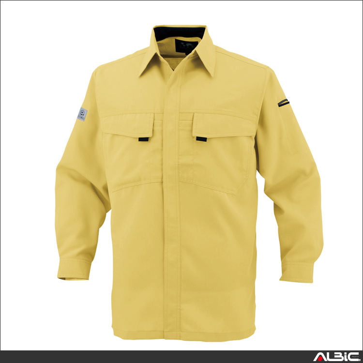 エコ・製品制電長袖シャツ【A3368-COC】 商品写真