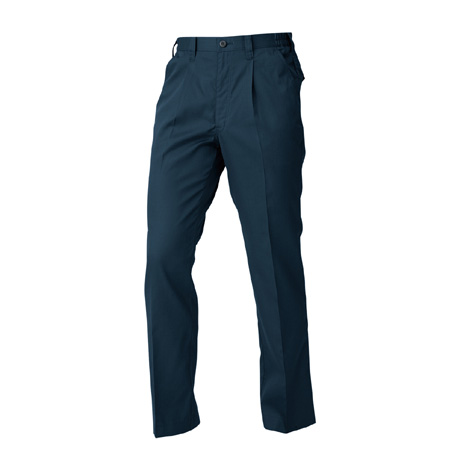 ワンタックスラックス（脇ゴム）【A4174-COC】 1.ネイビー