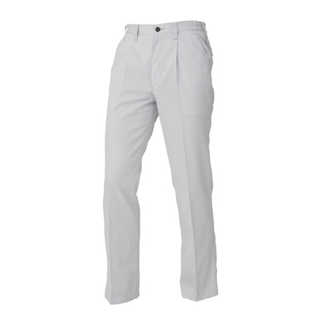 ワンタックスラックス（脇ゴム）【A4174-COC】 3.シルバー