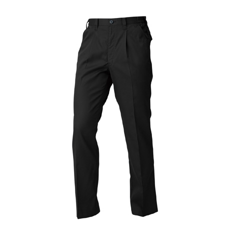 ワンタックスラックス（脇ゴム）【A4174-COC】 13.ブラック