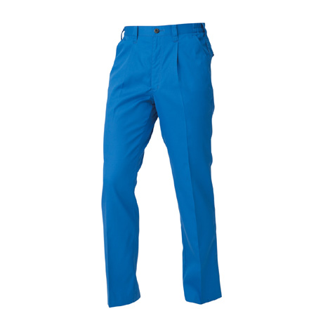 ワンタックスラックス（脇ゴム）【A4174-COC】 16.スカイブルー