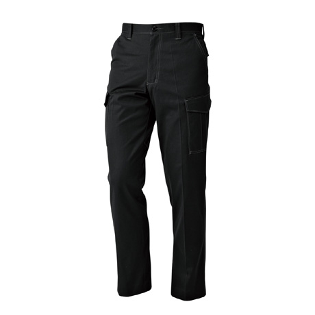 ノータックカーゴパンツ【A4175-COC】 13.ブラック