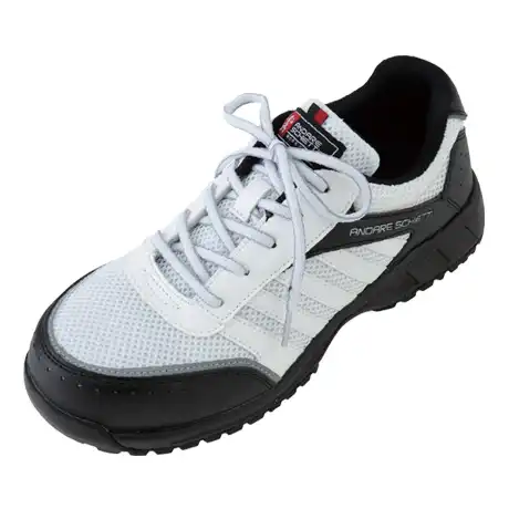 安全靴 セーフティースニーカー ホワイト×ブラック 【A44000-COC】 