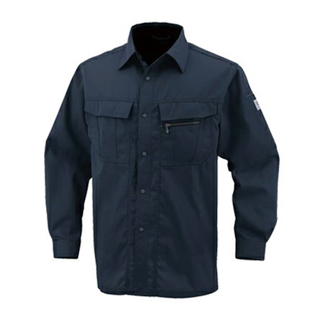 エコ5IVEスター長袖シャツ【A4458-COC】 23.カーボンチャコール