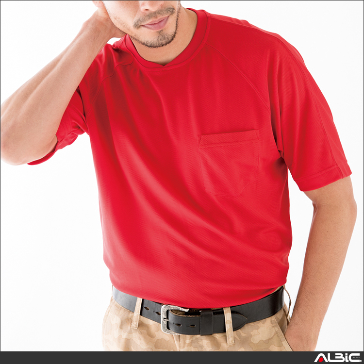 冷感半袖VネックTシャツ【A667-COC】 商品写真