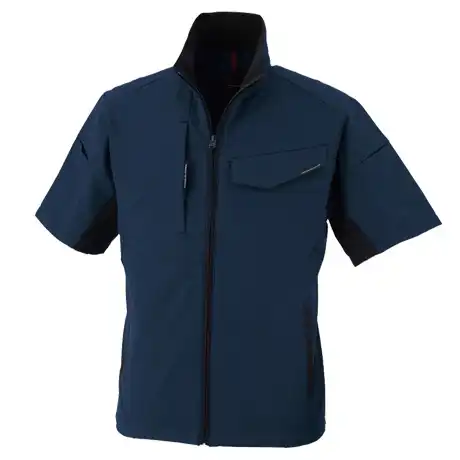 作業服 半袖ブルゾン ネイビー 【A7060-COC】 