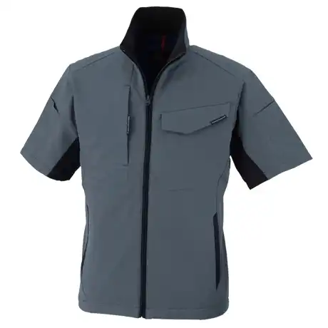 作業服 半袖ブルゾン チャコール 【A7060-COC】 