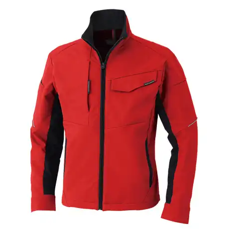 作業服 長袖ブルゾン レッド 【A7061-COC】 