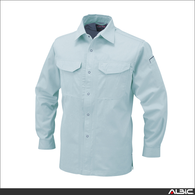 抗菌防臭・防縮長袖シャツ【A748-COC】 商品写真