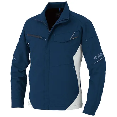 作業服 長袖ブルゾン ネイビー 【AE8091-COC】 