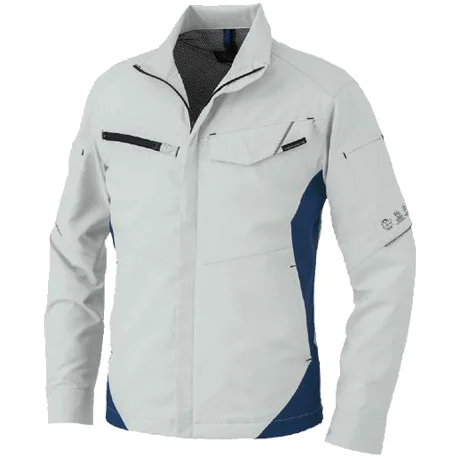 作業服 長袖ブルゾン シルバー 【AE8091-COC】 