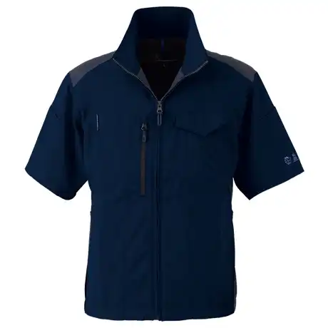 作業服 半袖ブルゾン ネイビー 【AE9060-COC】 