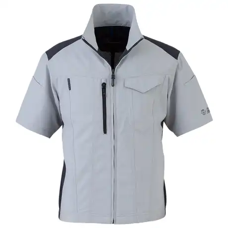 作業服 半袖ブルゾン シルバー 【AE9060-COC】 