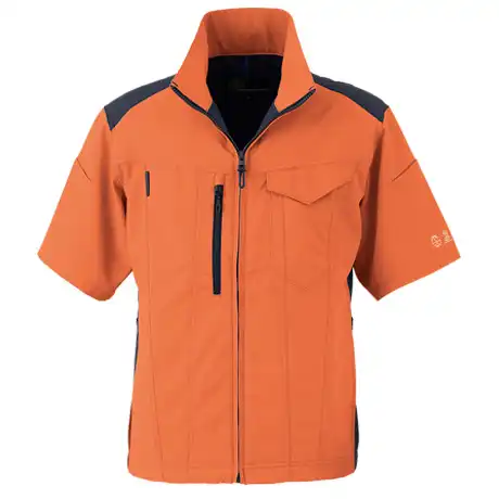 作業服 半袖ブルゾン オレンジ 【AE9060-COC】 