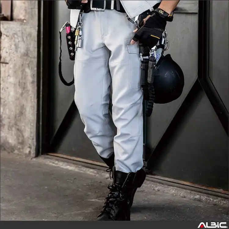 作業服 エコ・ストレッチスラックス 【AE9153-COC】 モデル写真