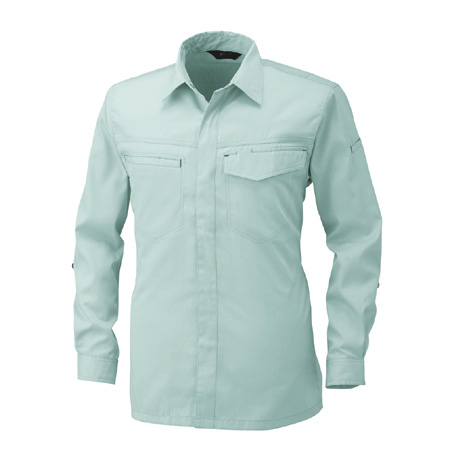 長袖シャツ【AF101-ALT】 4.アースグリーン