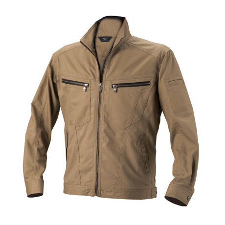 長袖ブルゾン【AF1813-ALT】 2.カーキ