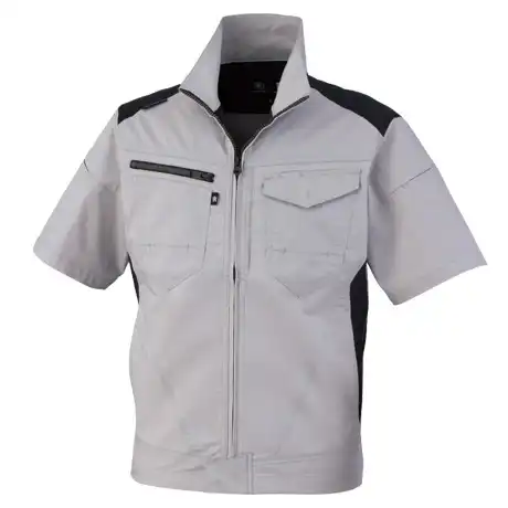 作業服 半袖ブルゾン ネイビー 【AG3080-COC】 