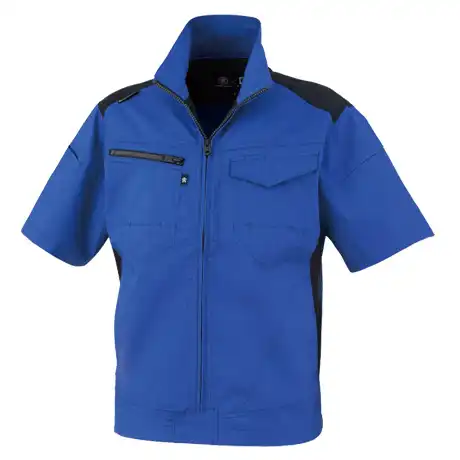 作業服 半袖ブルゾン シルバー 【AG3080-COC】 