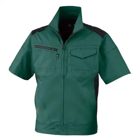 作業服 半袖ブルゾン ブルー 【AG3080-COC】 