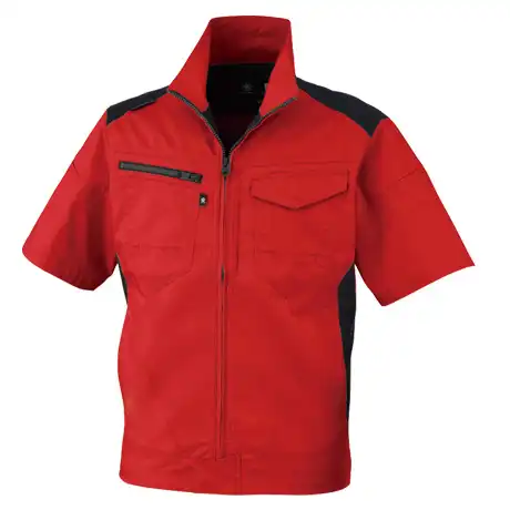 作業服 半袖ブルゾン グリーン 【AG3080-COC】 