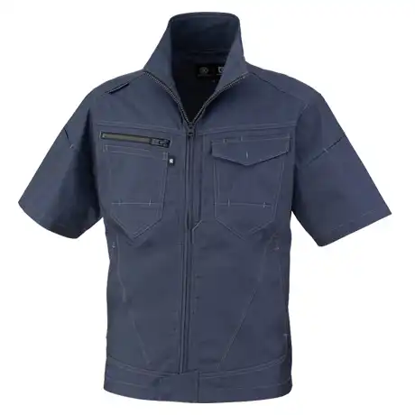 作業服 半袖ブルゾン インディゴ 【AG3080-COC】 