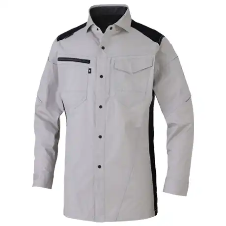 作業服 長袖シャツ ネイビー 【AG3088-COC】 