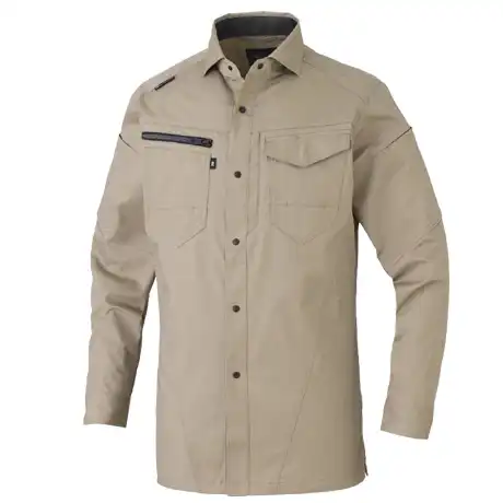 作業服 長袖シャツ キャメル 【AG3088-COC】 