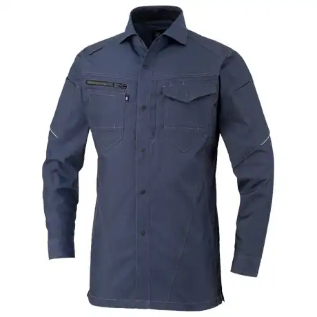 作業服 長袖シャツ インディゴ 【AG3088-COC】 