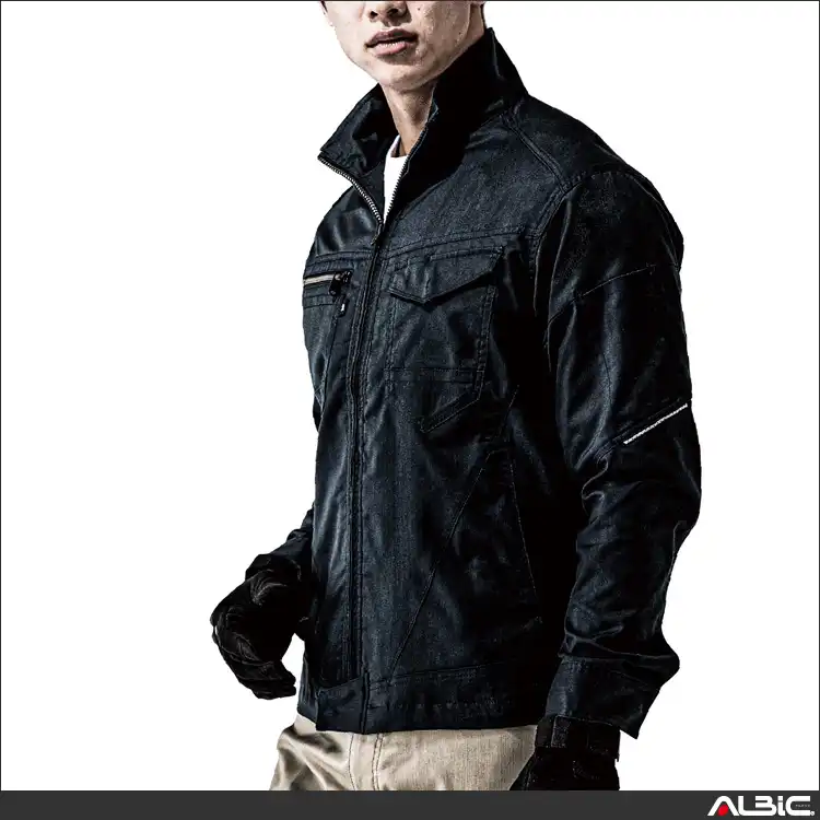 作業服 ストレッチブルゾン 【AG3180-COC】 着用イメージ