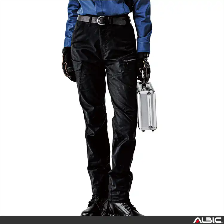 作業服 ストレッチカーゴパンツ 【AG3185-COC】 着用イメージ