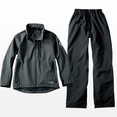 ストレッチレインスーツ【AG8000-NAH】 53.チャコールグレー