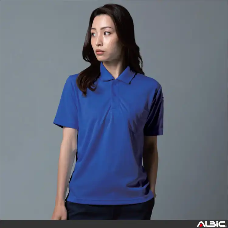 作業着 制菌加工 半袖 ポロシャツ【AL050-MRJ】 商品写真