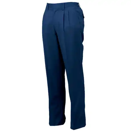 作業着 国産生地 綿100% スラックス【AL103-MRJ】 5.ネイビー