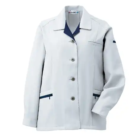 作業着 エコマーク認定 帯電防止 長袖スモック【AL880-MRJ】 3.グレー