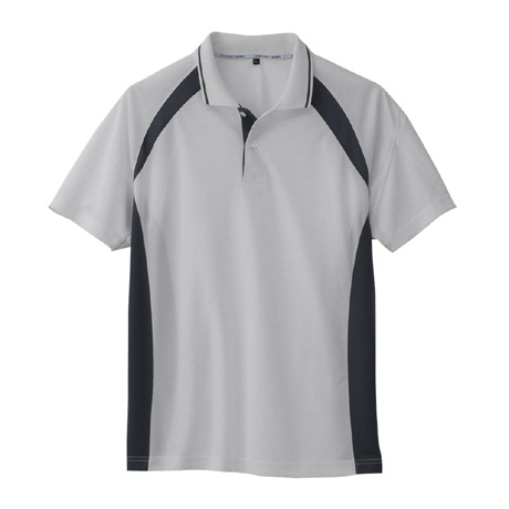 スポーティシルエット半袖ポロシャツ【AS1627-COC】 3.シルバー(チャコール)
