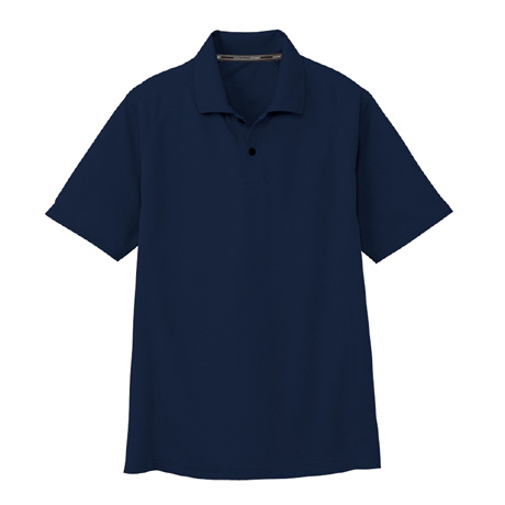 ドライメッシュ半袖ポロシャツ（ポケット無）【AS1647-COC】 1.ネイビー