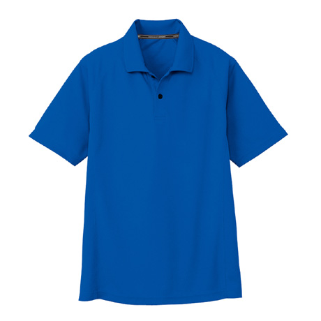 ドライメッシュ半袖ポロシャツ（ポケット無）【AS1647-COC】 6.ブルー